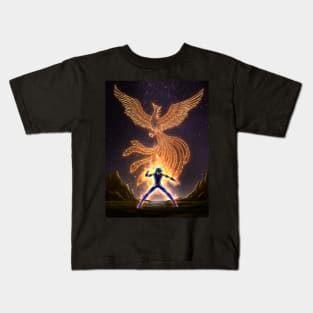 Reborn phoenix Kids T-Shirt